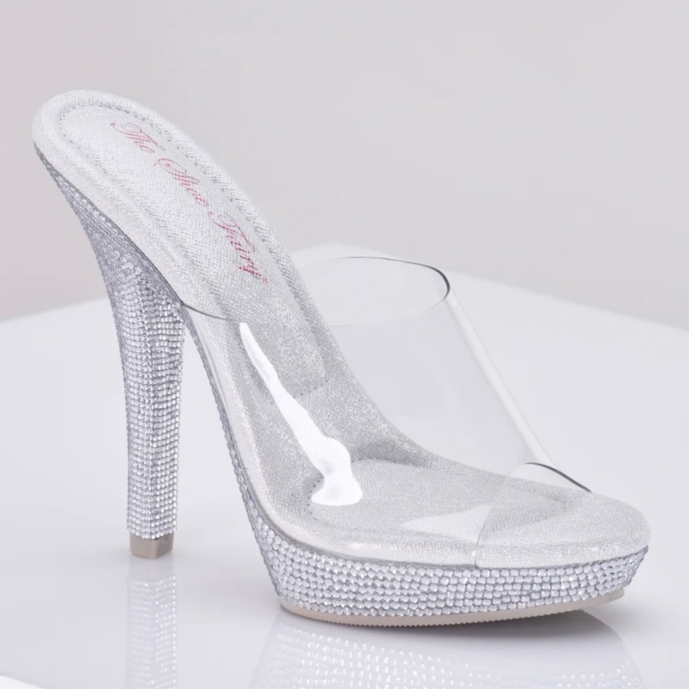 The Shoe Fairy Iconic Olympian Mule, competition heels